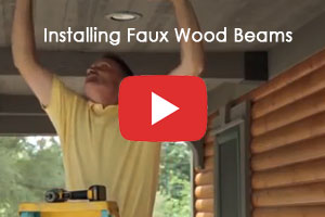 Installing Faux Wood Beams Video